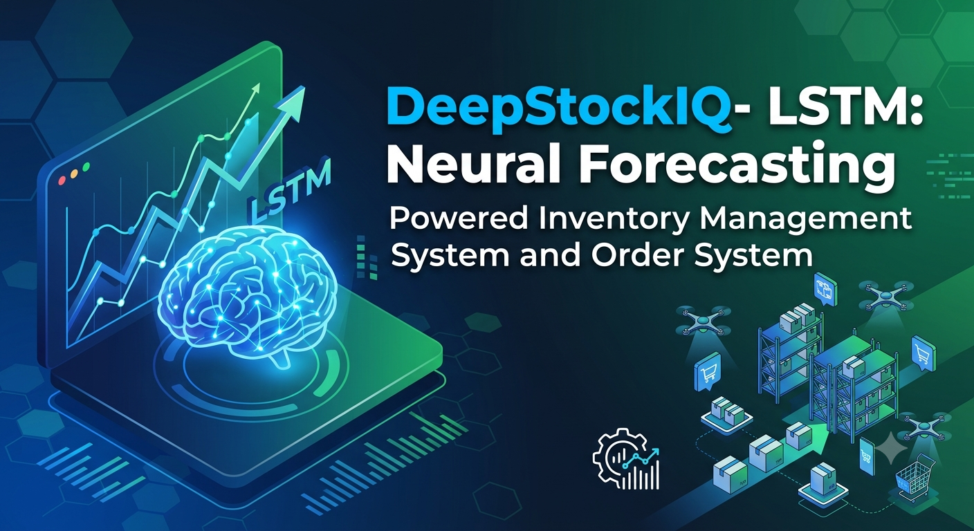 DeepStockIQ- LSTM : Neural Forecasting Powered Inventory Management System and Order System